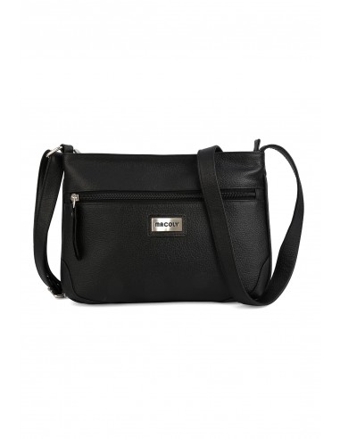 bolso Manos Libres 790 cuero negro liso