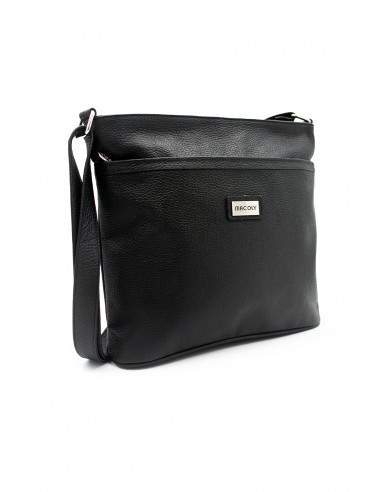 Bolso Manos Libres macoly 1016 cuero Negro liso