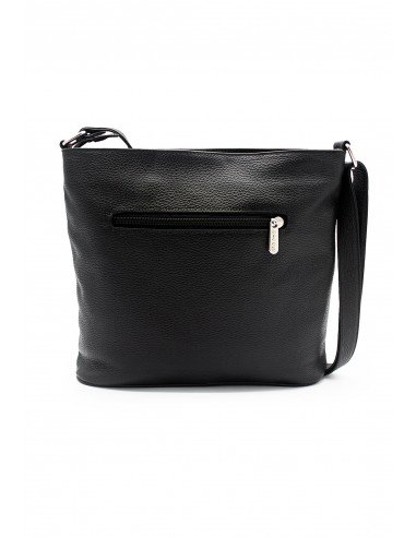 Bolso Manos Libres macoly 1016 cuero Negro liso