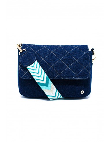 Bolso Manos Libres M403 Jean x reata oro