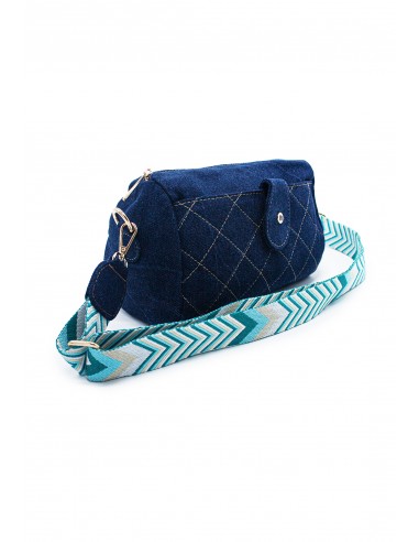 Bolso Manos Libres M402 Jean x reata oro