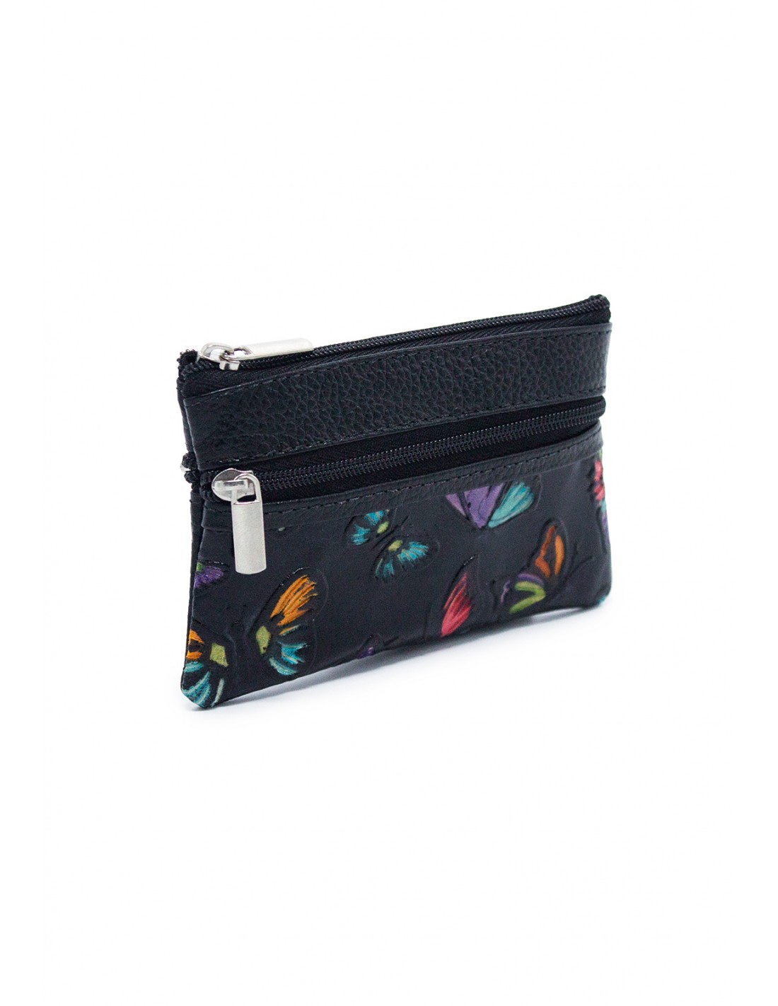 Monedero Macoly cuero doble cremallera Monedero Macoly cuero doble cremallera