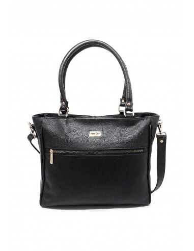 Bolso De Hombro m778 Cuero negro liso