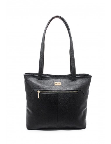Bolso De Hombro m877 Cuero negro liso